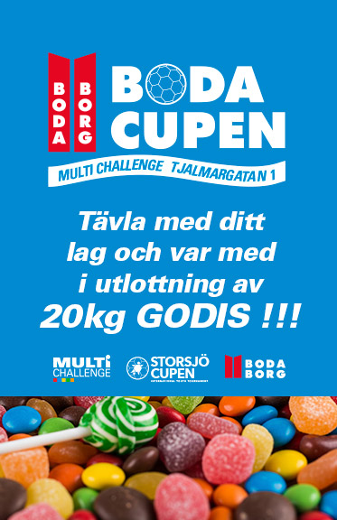 TipsBodaCupen_2026 Bodacupen. Tävla med ditt storsjöcup-lag och var med i utlottning av 20kg Godis
